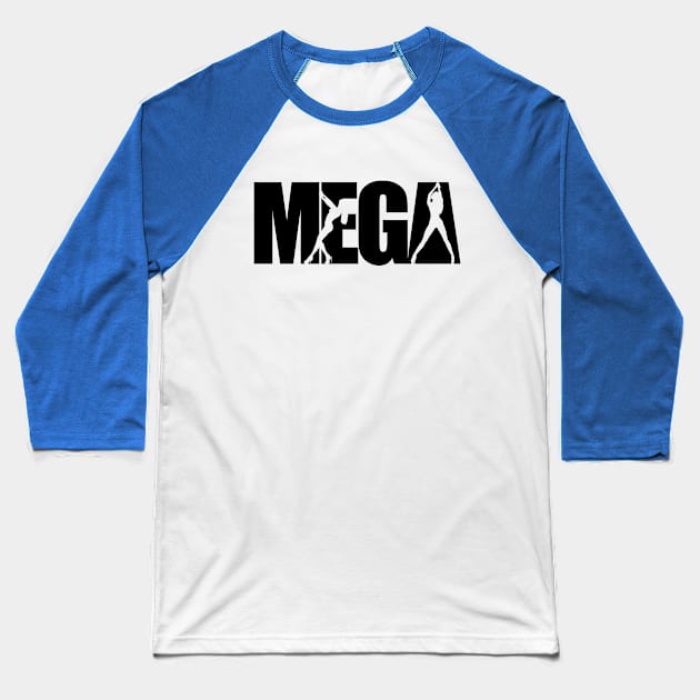 MegaDancers Baseball T-Shirt by Megatrip